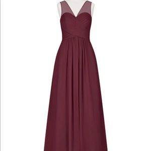 Azazie Alicia Bridesmaid Dress - color Cabernet
